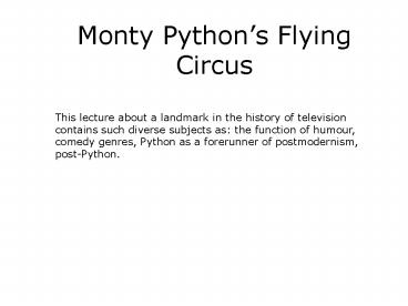 presentation player overlay