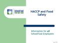 HACCP and Food Safety PowerPoint PPT Presentation