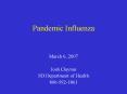 Pandemic Influenza PowerPoint PPT Presentation