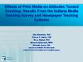 Effects of Print Media on Attitudes Toward Smoking: Results From the Indiana Media Tracking Survey a PowerPoint PPT Presentation