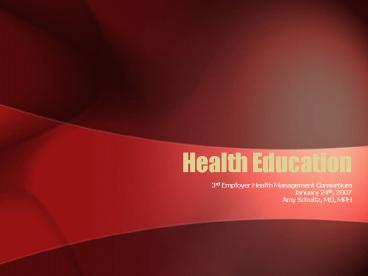 Health Education