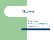 Dizziness