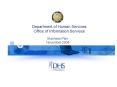Department of Human Services Office of Information Services PowerPoint PPT Presentation