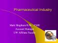 Pharmaceutical Industry PowerPoint PPT Presentation