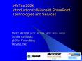 InfoTec 2004 Introduction to Microsoft SharePoint Technologies and Services PowerPoint PPT Presentation