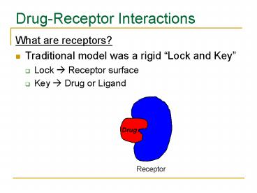 What are receptors
