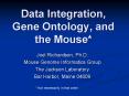 Data Integration, Gene Ontology, and the Mouse PowerPoint PPT Presentation