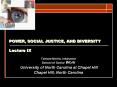 POWER, SOCIAL JUSTICE, AND DIVERSITY Lecture IX PowerPoint PPT Presentation
