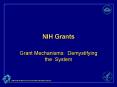 NIH Grants PowerPoint PPT Presentation
