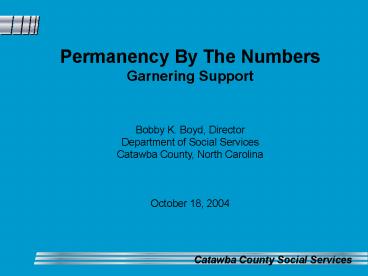 Tom Lundy Presentation