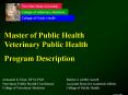 Master of Public Health Veterinary Public Health PowerPoint PPT Presentation