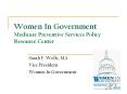 Women In Government Medicare Preventive Services Policy Resource Center PowerPoint PPT Presentation