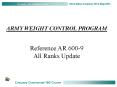 ARMY WEIGHT CONTROL PROGRAM PowerPoint PPT Presentation