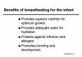 Benefits of breastfeeding for the infant PowerPoint PPT Presentation