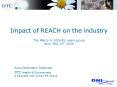 Impact of REACH on the industry PowerPoint PPT Presentation