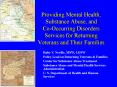 Providing Mental Health, Substance Abuse, and CoOccurring Disorders Services for Returning Veterans PowerPoint PPT Presentation