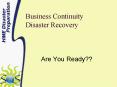 Business Continuity Disaster Recovery PowerPoint PPT Presentation