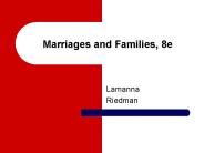 Marriages and Families, 8e