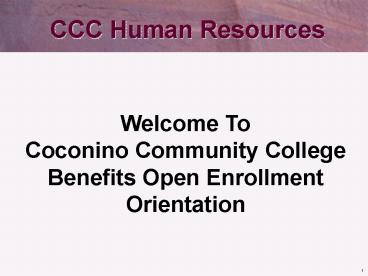 CCC Human Resources