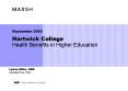 Hartwick College Health Benefits in Higher Education PowerPoint PPT Presentation