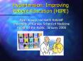 Hypertension: Improving Patient Education HIPE PowerPoint PPT Presentation