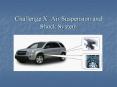 Challenge X: Air Suspension and Shock System PowerPoint PPT Presentation