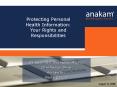 Protecting Personal Health Information: Your Rights and Responsibilities PowerPoint PPT Presentation
