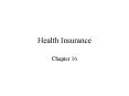 Health Insurance PowerPoint PPT Presentation