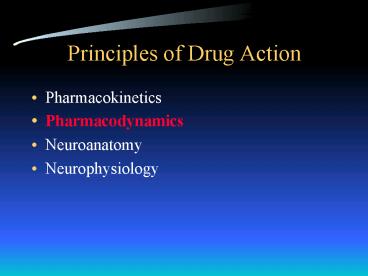 Pharmacodynamics