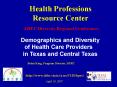 Health Professions Resource Center PowerPoint PPT Presentation