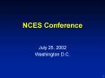NCES Conference PowerPoint PPT Presentation