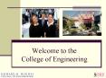 Welcome to the College of Engineering PowerPoint PPT Presentation