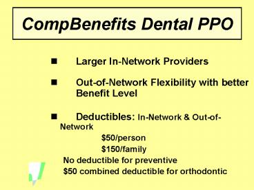 CompBenefits Dental PPO