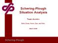 Schering-Plough Situation Analysis Team Acci PowerPoint PPT Presentation