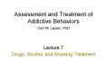 Assessment and Treatment of Addictive Behaviors Carl W. Lejuez, PhD PowerPoint PPT Presentation