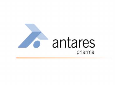 Dr Roger G Harrison PhD CEO Antares