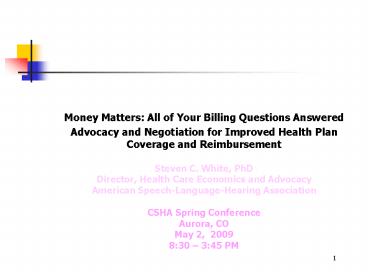 Money Matters: All of Your Billing Questions Answered