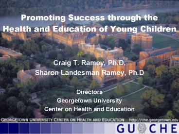 Promoting Success through the