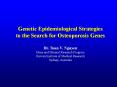 Genetic Epidemiological Strategies to the Search for Osteoporosis Genes Dr. Tuan V. Nguyen Bone and Mineral Research Program Garvan Institute of Medical Research Sydney, Australia PowerPoint PPT Presentation