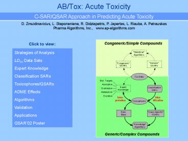 ABTox: Acute Toxicity