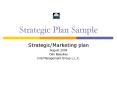 Strategic Plan Sample PowerPoint PPT Presentation