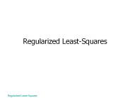 Ordinary Least-Squares