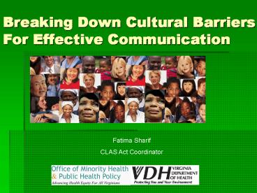 Breaking Down Cultural Barriers For Effective Communication