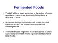 Fermented Foods PowerPoint PPT Presentation