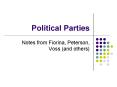 Political Parties PowerPoint PPT Presentation