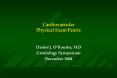 Cardiovascular%20Physical%20Exam%20Pearls PowerPoint PPT Presentation