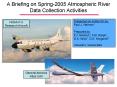 A Briefing on Spring-2005 Atmospheric River Data Collection Activities PowerPoint PPT Presentation