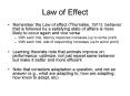 Law of Effect PowerPoint PPT Presentation