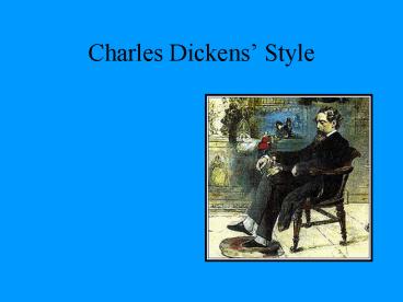 Charles Dickens Style