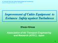 Improvement of Cabin Equipment to Enhance Safety against Turbulence PowerPoint PPT Presentation